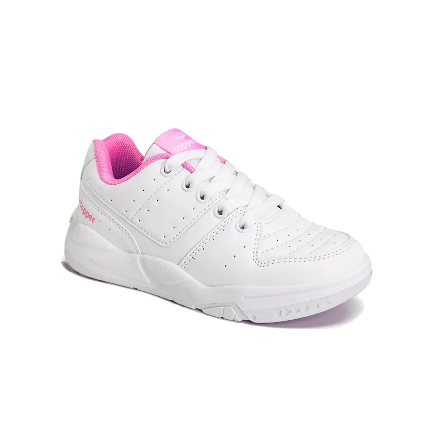 Imagen 1 de 5 de Zapatillas Topper Artic II Kids-BLANCO/FUCSIA