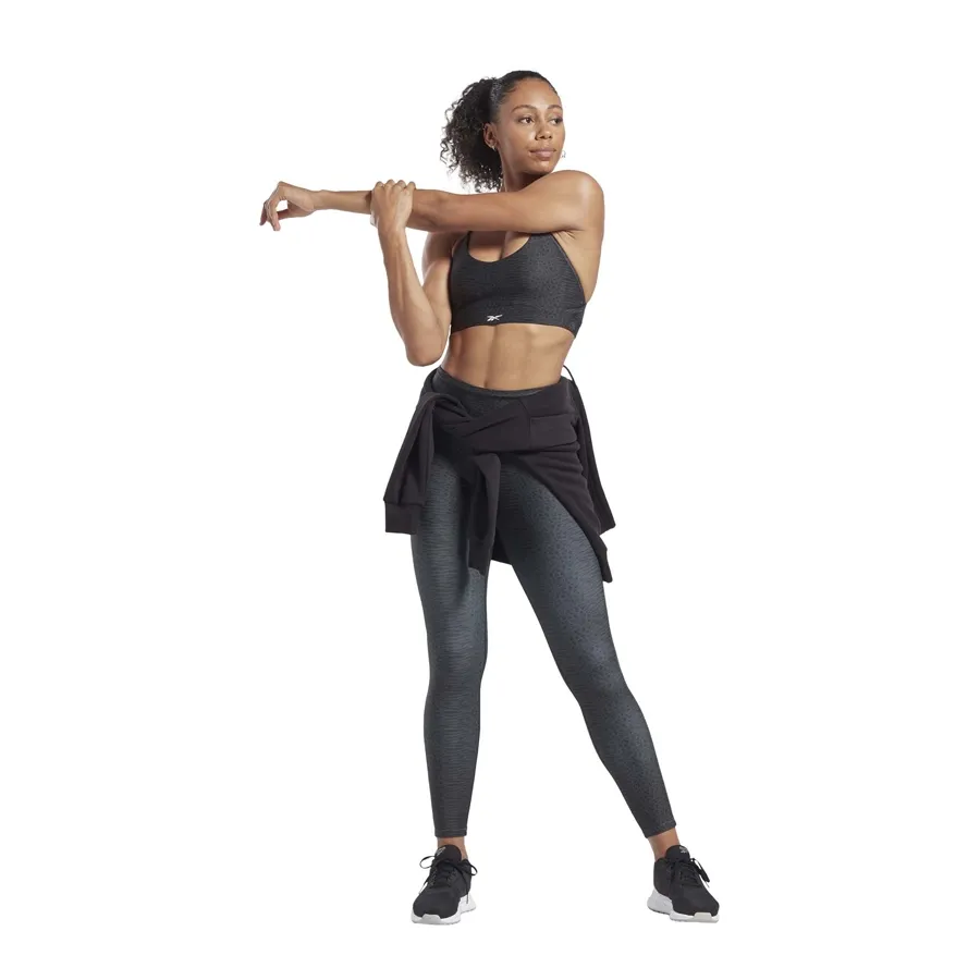 Imagen 3 de 6 de Top Reebok Lux Strappy Bra Aop Ms-NEGRO