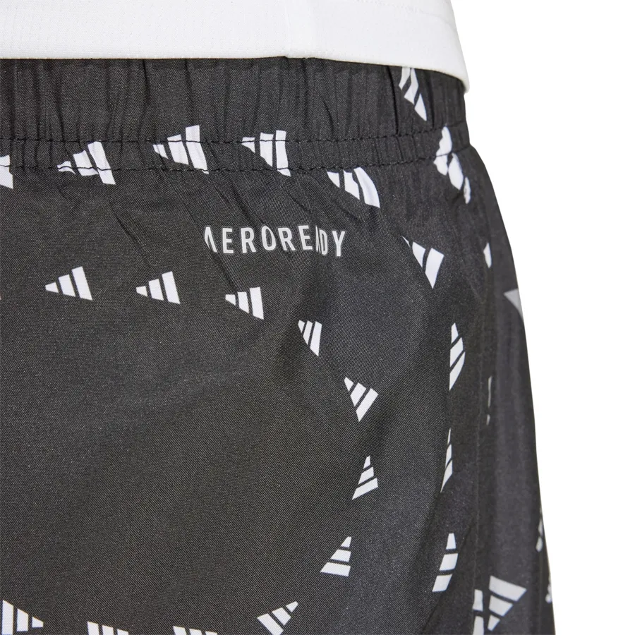 Imagen 3 de 5 de Shorts adidas Run It Aeroready-NEGRO/BLANCO