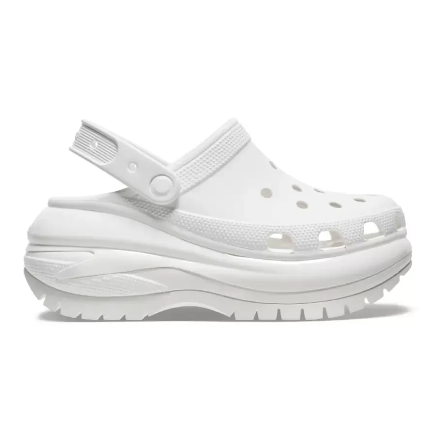 Imagen 0 de 5 de Ojotas Crocs Mega Crush Clog-BLANCO