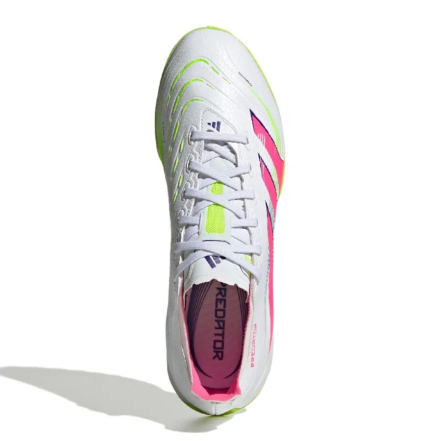 Imagen 3 de 7 de Botines adidas Predator League Tf-BLANCO/ROSA FLUOR/AMARILLO FLUOR