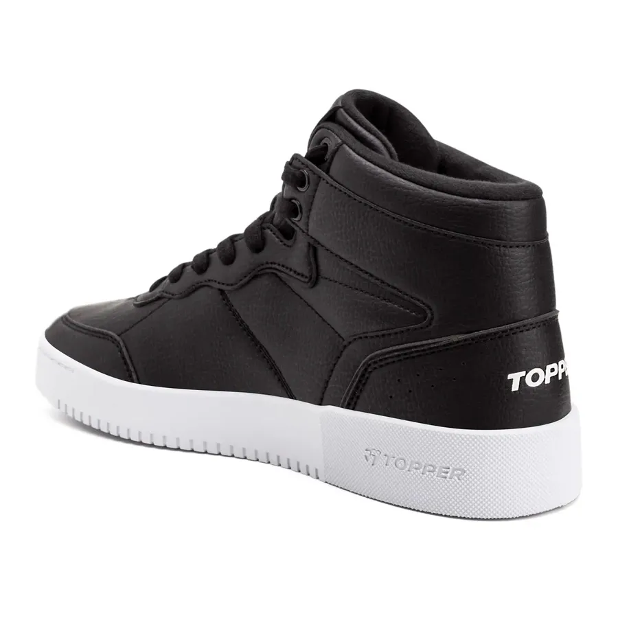 Imagen 2 de 5 de Zapatillas Topper Terre Mid-NEGRO/BLANCO