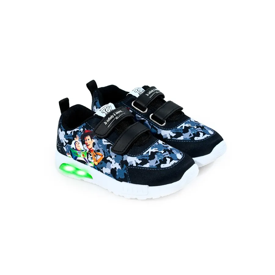 Imagen 2 de 4 de Zapatillas Footy Toy Story C/Luz-NEGRO/VERDE