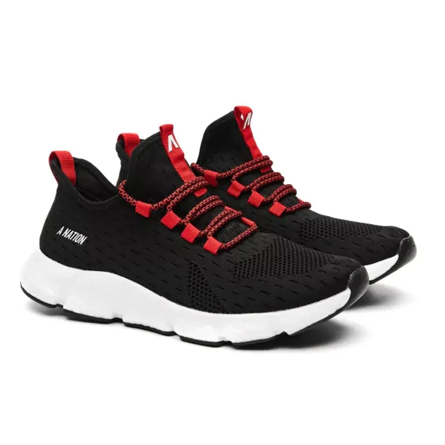 Imagen 1 de 6 de Zapatillas A Nation Light Road-NEGRO/ROJO