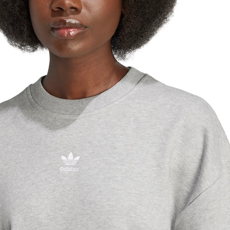 Imagen 3 de 5 de Buzo adidas originals Essentials Oversized-GRIS