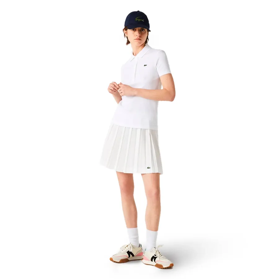 Imagen 1 de 4 de Remera Lacoste Chemise Col Bord Cotes-BLANCO