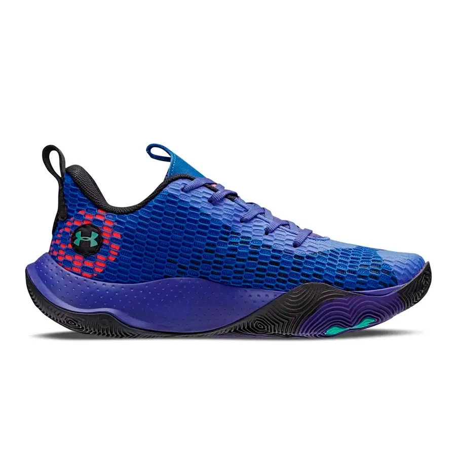 Imagen 0 de 4 de Zapatillas Under Armour Charged Spawn 3-AZUL FRANCIA/NARANJA FLUOR