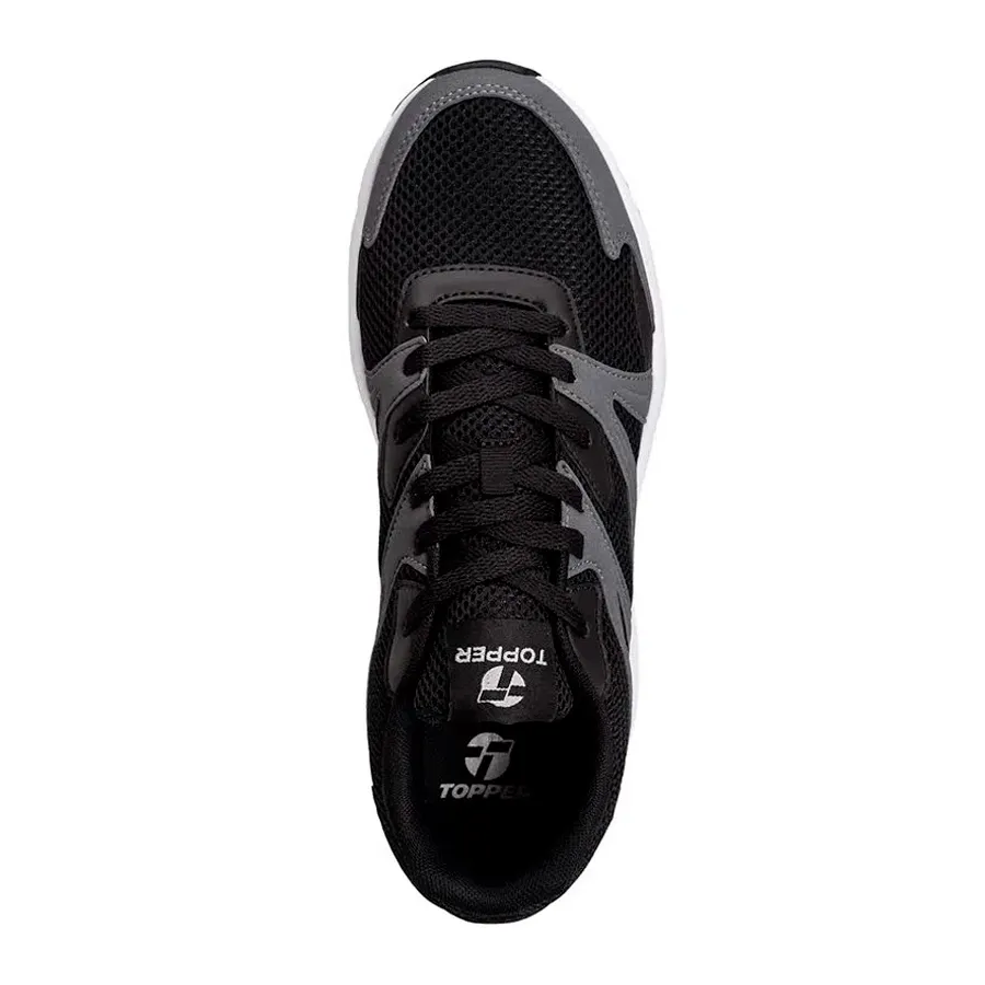 Imagen 3 de 5 de Zapatillas Topper Akron-NEGRO/GRIS