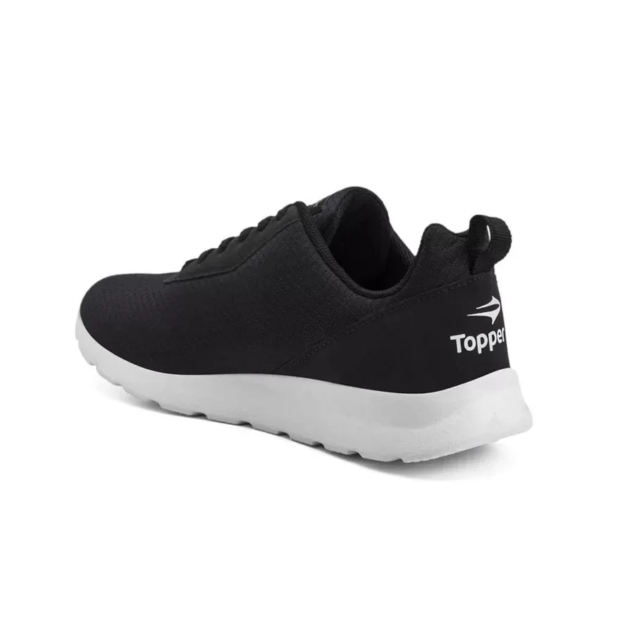 Imagen 2 de 4 de Zapatillas Topper Ultralight II Mesh-NEGRO/NEGRO/BLANCO