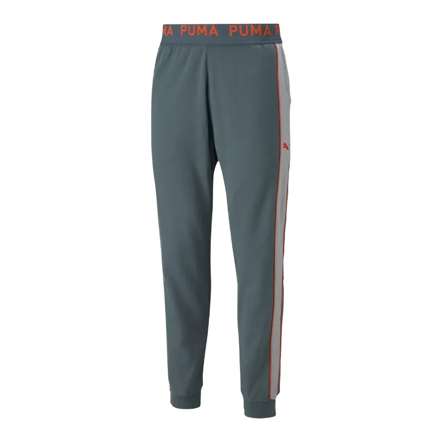 Imagen 1 de 5 de Pantalón Puma Train Knit Jogger-GRAFITO/NARANJA