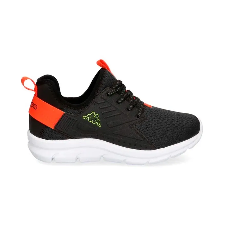 Imagen 0 de 5 de Zapatillas Kappa Porto Kids-NEGRO/NARANJA