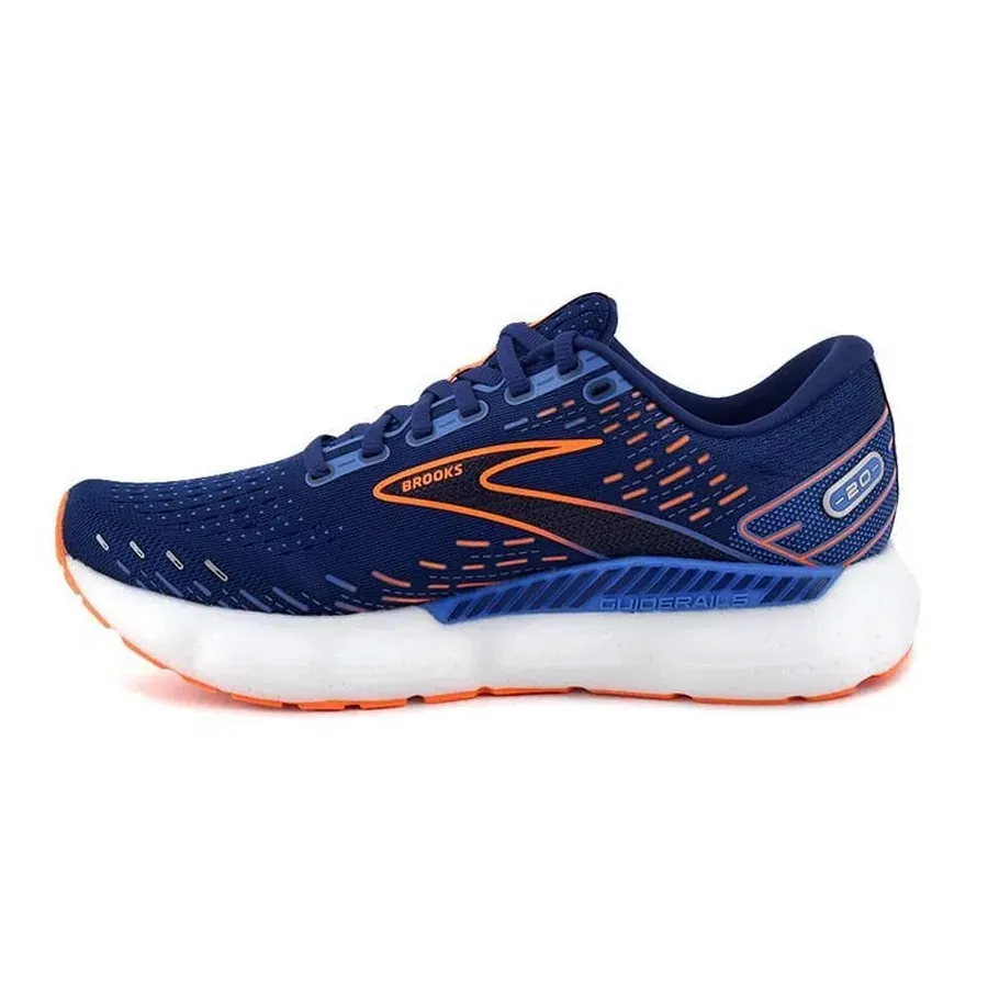 Imagen 2 de 5 de Zapatillas Brooks Glycerin Gts 20-AZUL/NARANJA/BLANCO