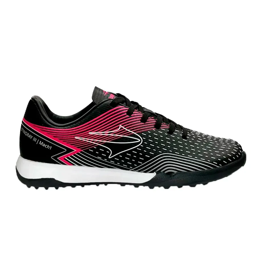 Imagen 0 de 4 de Botines Topper Stingray III Match 1 Tf-NEGRO/BLANCO/ROSA