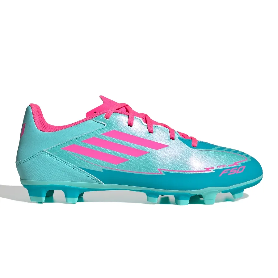 Imagen 0 de 7 de Botines adidas F50 Club Messi Fg-AQUA/ROSA FLUOR