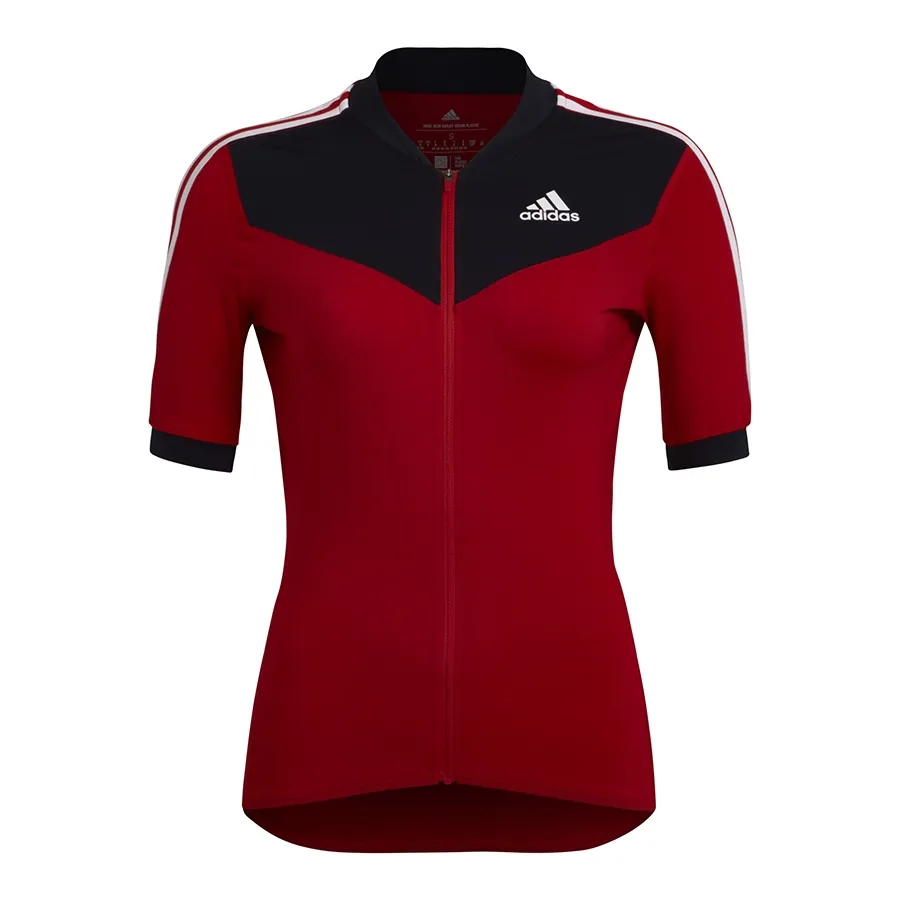 Imagen 0 de 2 de Campera adidas de Ciclismo Manga Corta-ROJO/NEGRO/BLANCO
