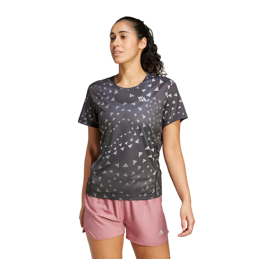 Imagen 0 de 5 de Remera adidas Run It Bl-NEGRO/BLANCO