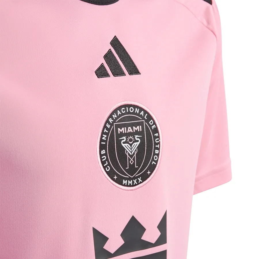 Imagen 4 de 5 de Camiseta adidas Camisa  Titular Inter De Miami CF-ROSA/NEGRO