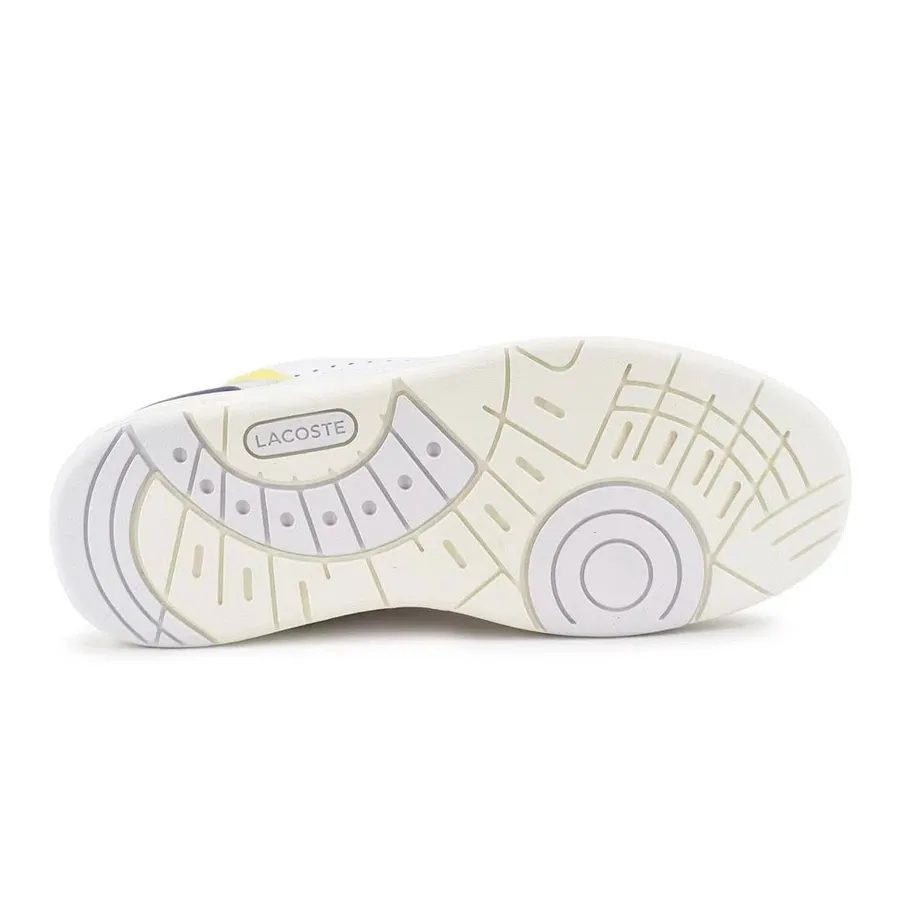 Imagen 3 de 4 de Zapatillas Lacoste T Clip-BLANCO/VIOLETA/AMARILLO