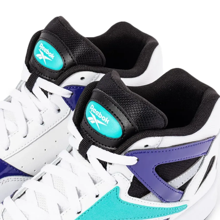 Imagen 3 de 6 de Zapatillas Reebok Royal Bb 4590-BLANCO/VIOLETA/VERDE