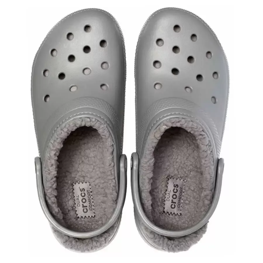 Imagen 2 de 4 de Ojotas Crocs Classic Lined Clog-GRAFITO