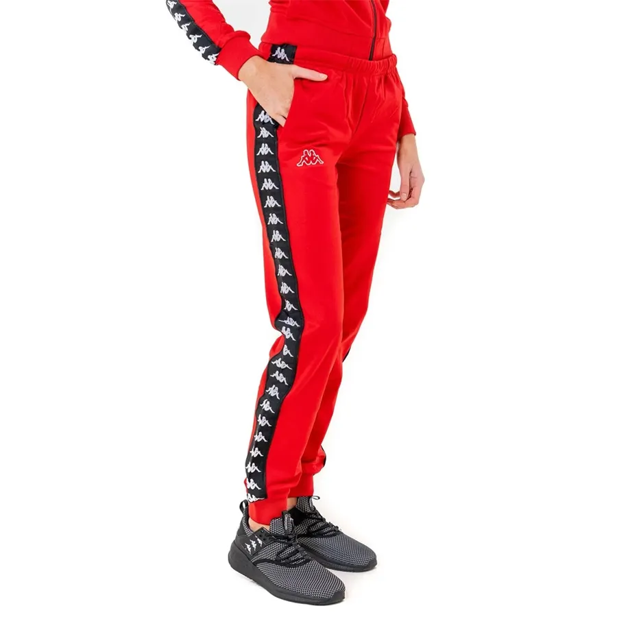 Imagen 1 de 6 de Pantalón Kappa Wastoria Snaps-ROJO/NEGRO/BLANCO