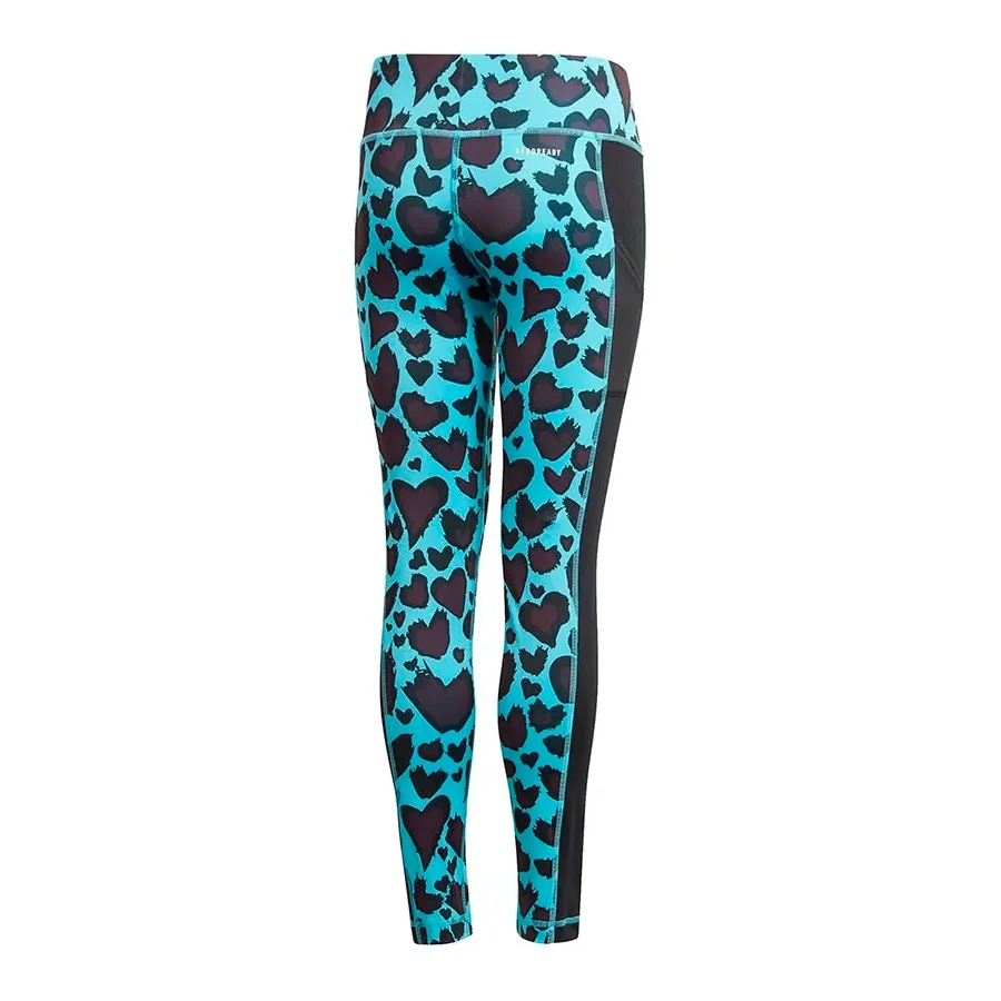 Imagen 1 de 4 de Calza adidas Aeroready-TURQUESA/NEGRO