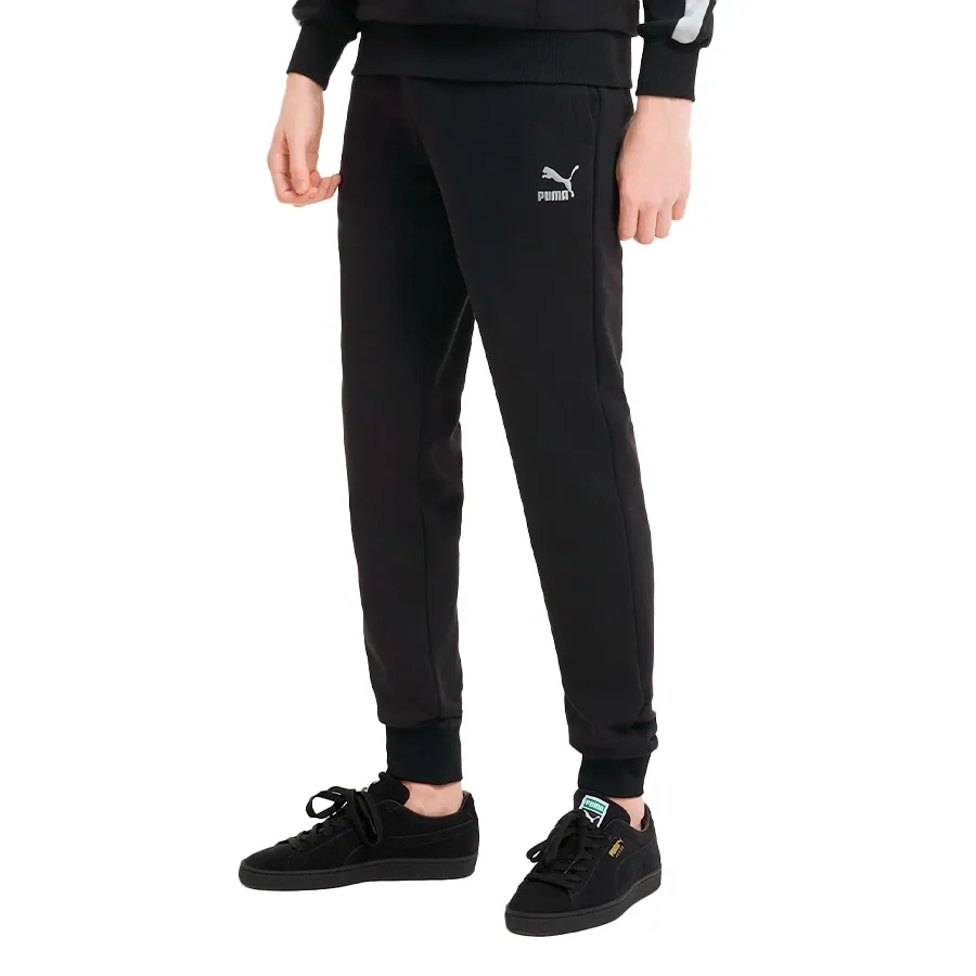 Imagen 2 de 4 de Pantalón Puma Classics Sweatpants Cuff Tr-NEGRO