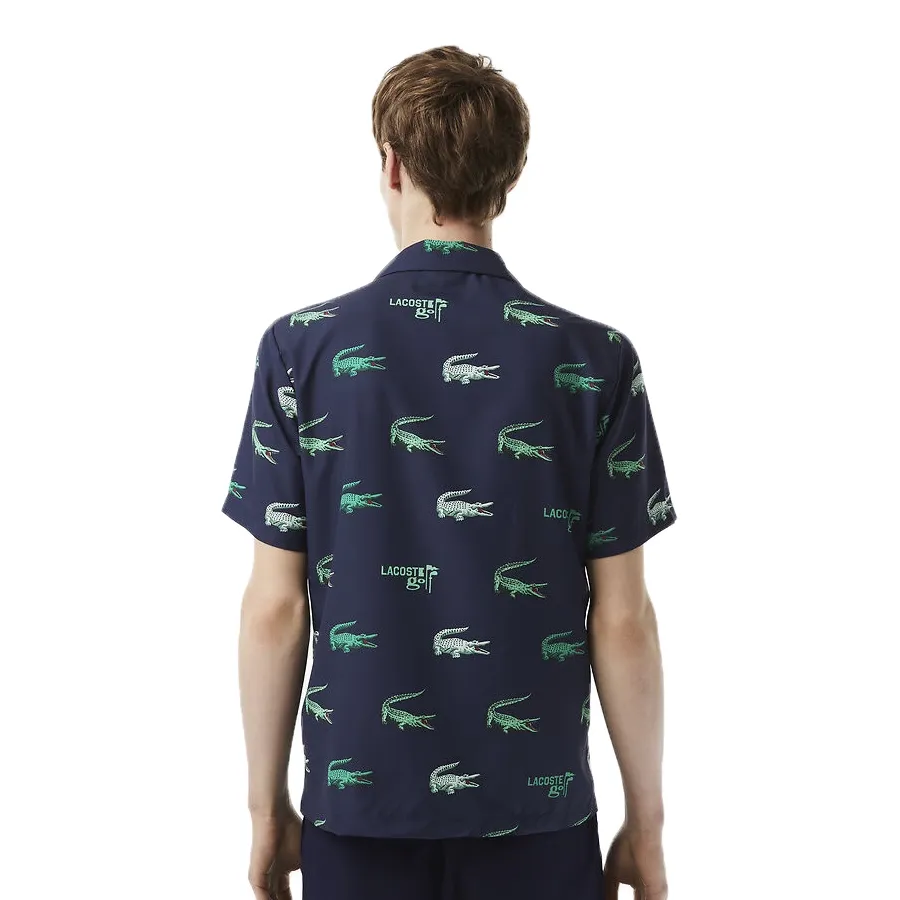 Imagen 2 de 4 de Camisa Lacoste -MARINO/VERDE