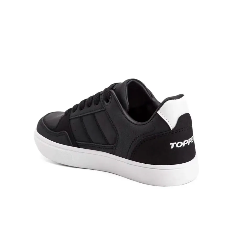 Imagen 2 de 4 de Zapatillas Topper Costa Kids-NEGRO