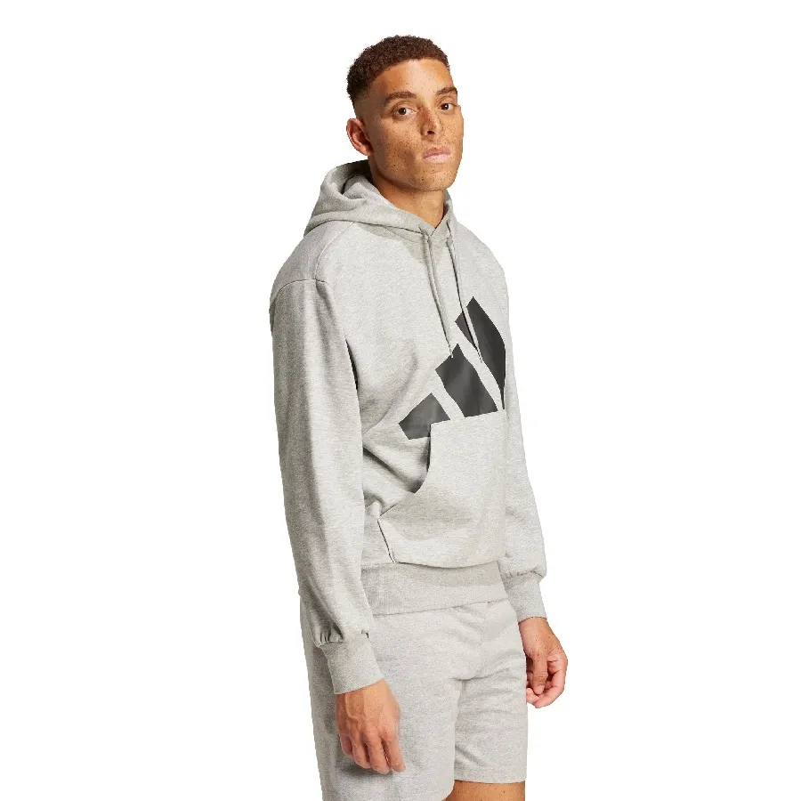 Imagen 1 de 5 de Buzo adidas Essentials Big Logo-GRIS/NEGRO