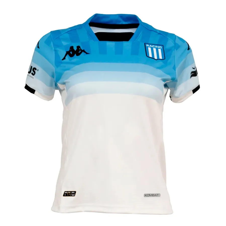Imagen 0 de 1 de Camiseta Kappa Kombat Lady Third Racing 2024-CELESTE/BLANCO