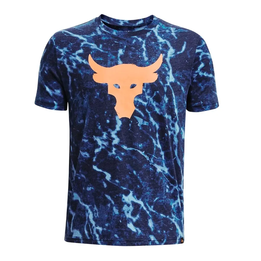 Imagen 0 de 2 de Remera Under Armour Project Rock Marble-MARINO/NUDE