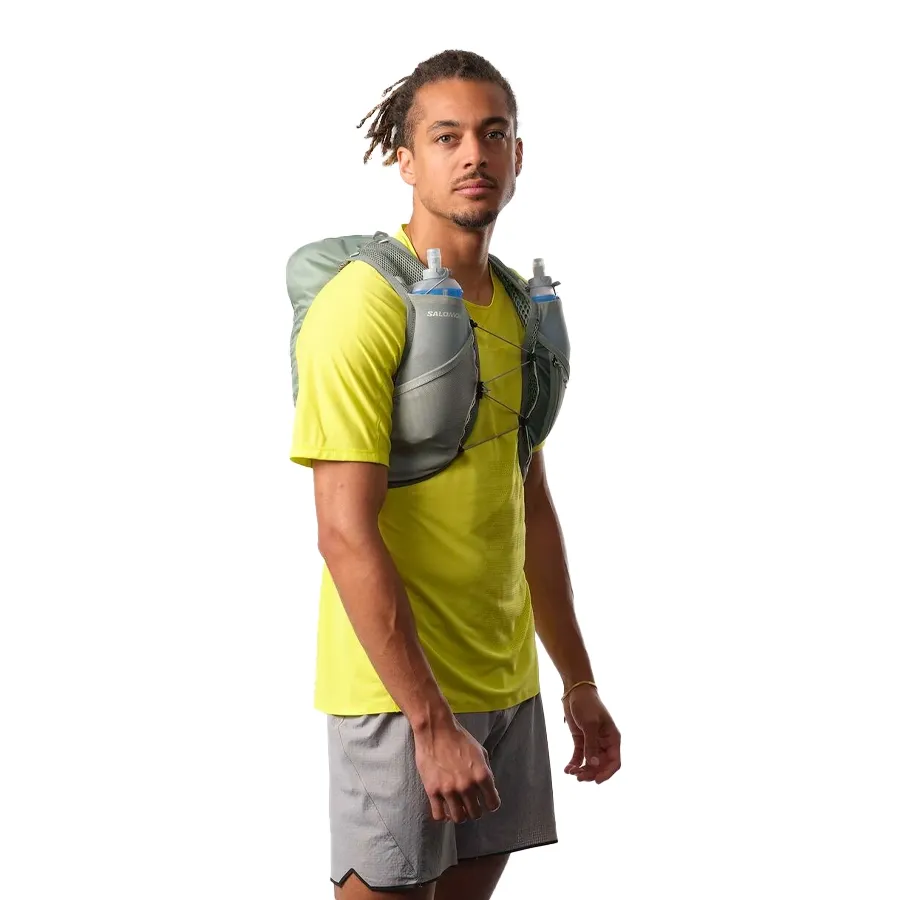 Imagen 2 de 4 de Chaleco De Hidratación Salomon Active Skin 8-VERDE OLIVA