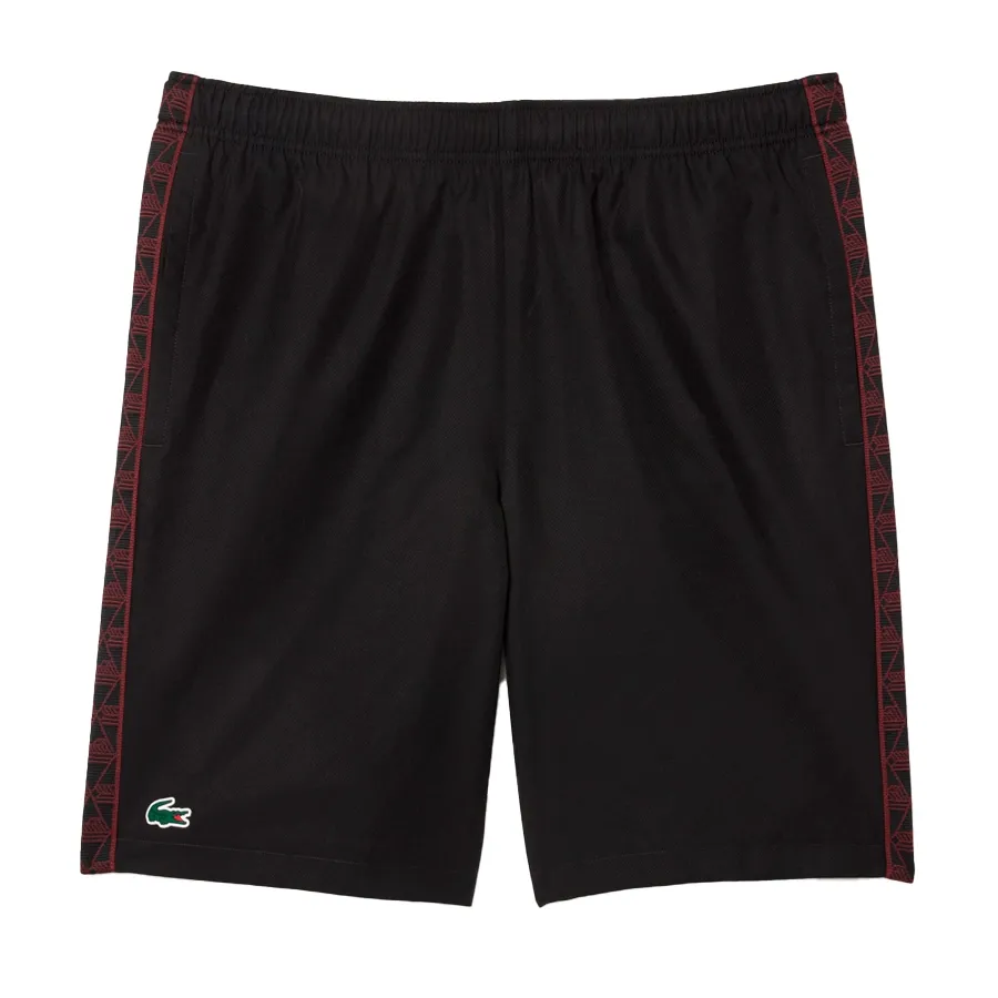 Imagen 3 de 6 de Shorts Lacoste Tenis-NEGRO/VERDE