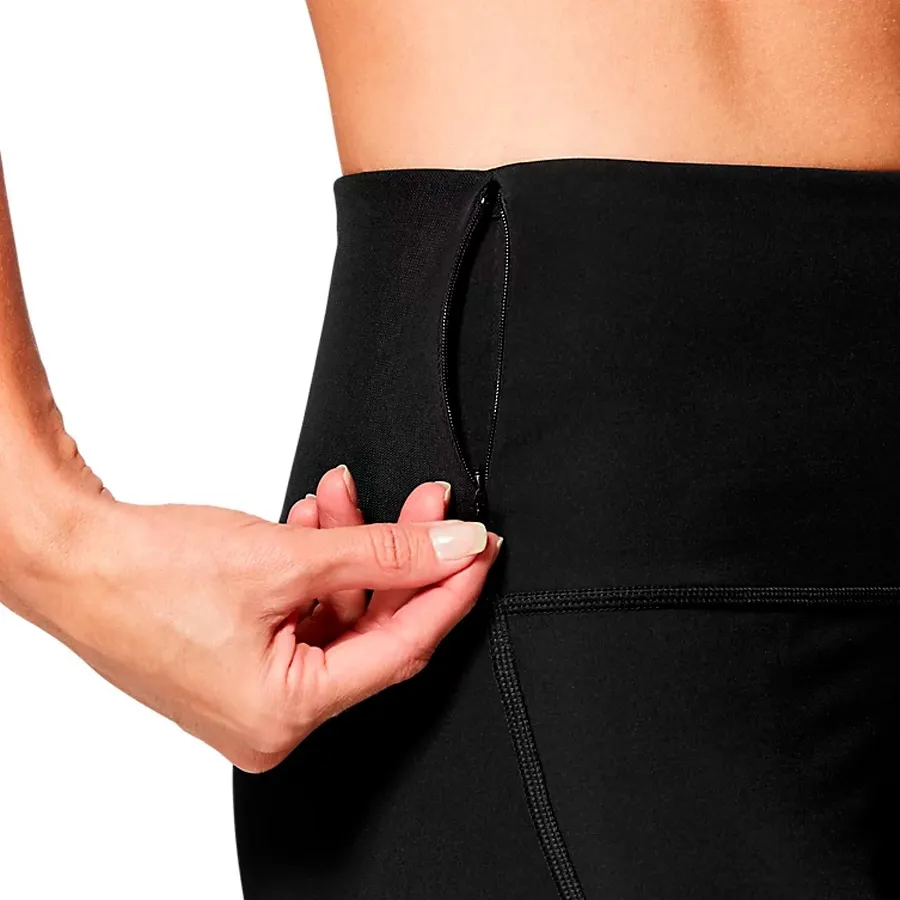 Imagen 3 de 5 de Calza Asics Highwaist Logo-NEGRO