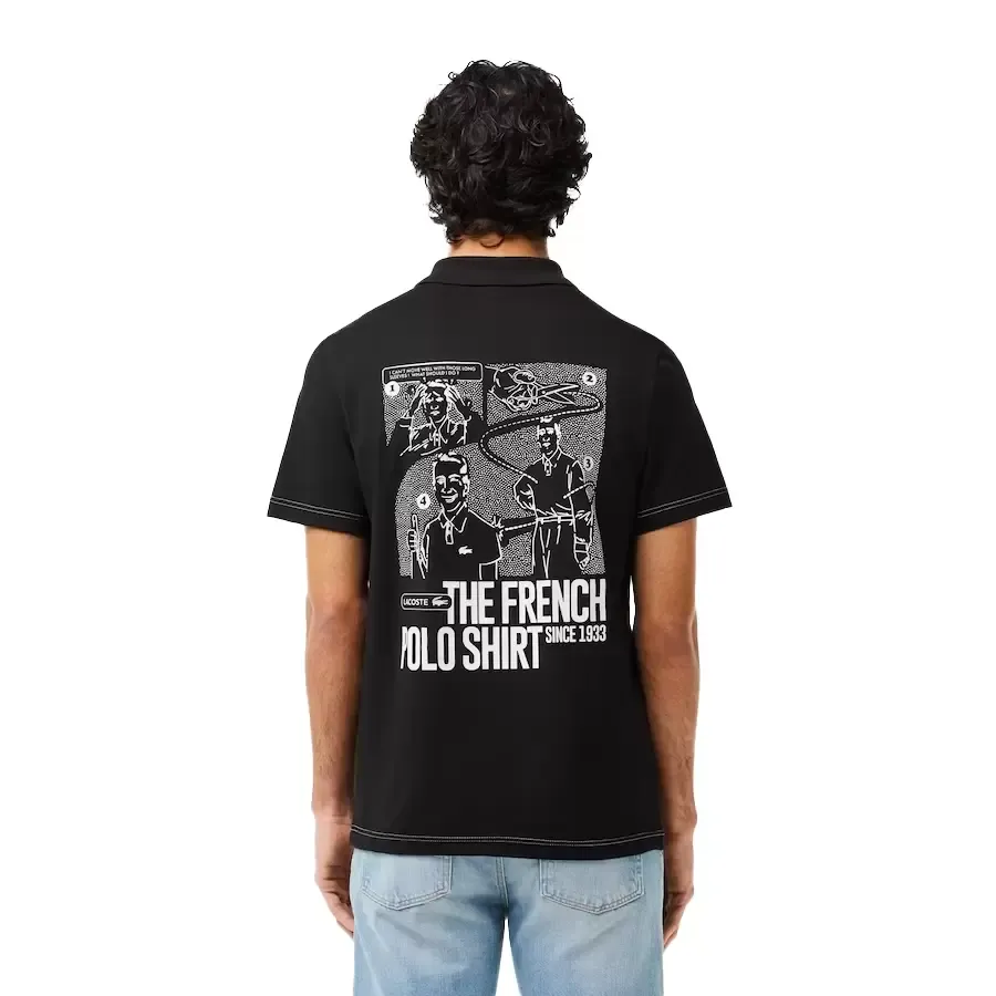 Imagen 3 de 4 de Remera Lacoste -NEGRO