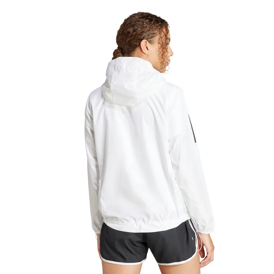 Imagen 1 de 5 de Campera adidas Own The Run-BLANCO