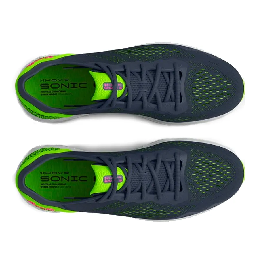 Imagen 3 de 5 de Zapatillas Under Armour Hovr Sonic 6-TOPO/VERDE FLUOR/FUCSIA