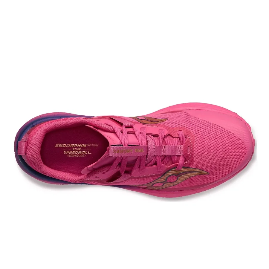 Imagen 3 de 5 de Zapatillas Saucony Endorphin Edge-FUCSIA/DORADO/AZUL