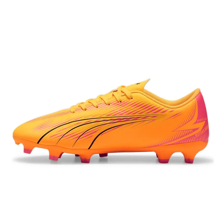 Imagen 1 de 5 de Botines Puma Ultra Play Fg/Ag-NARANJA/FUCSIA/NEGRO