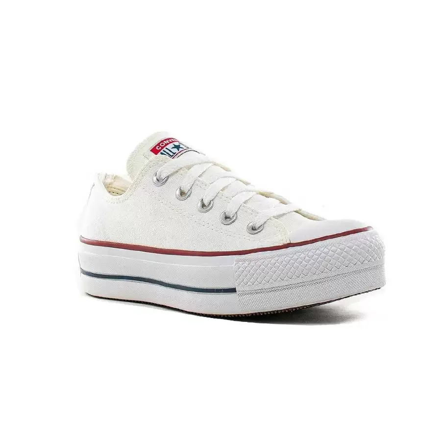 Imagen 1 de 5 de Zapatillas Converse All Star Lift Ox-BLANCO/ROJO