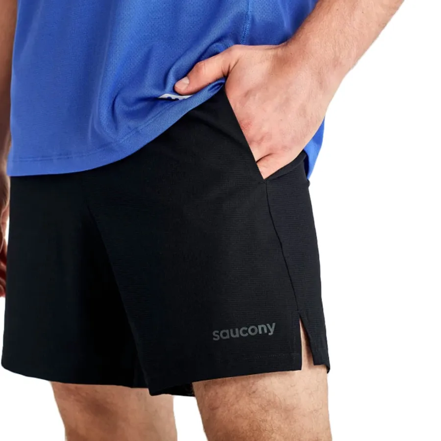 Imagen 2 de 6 de Shorts Saucony Explorer Utility 6-NEGRO
