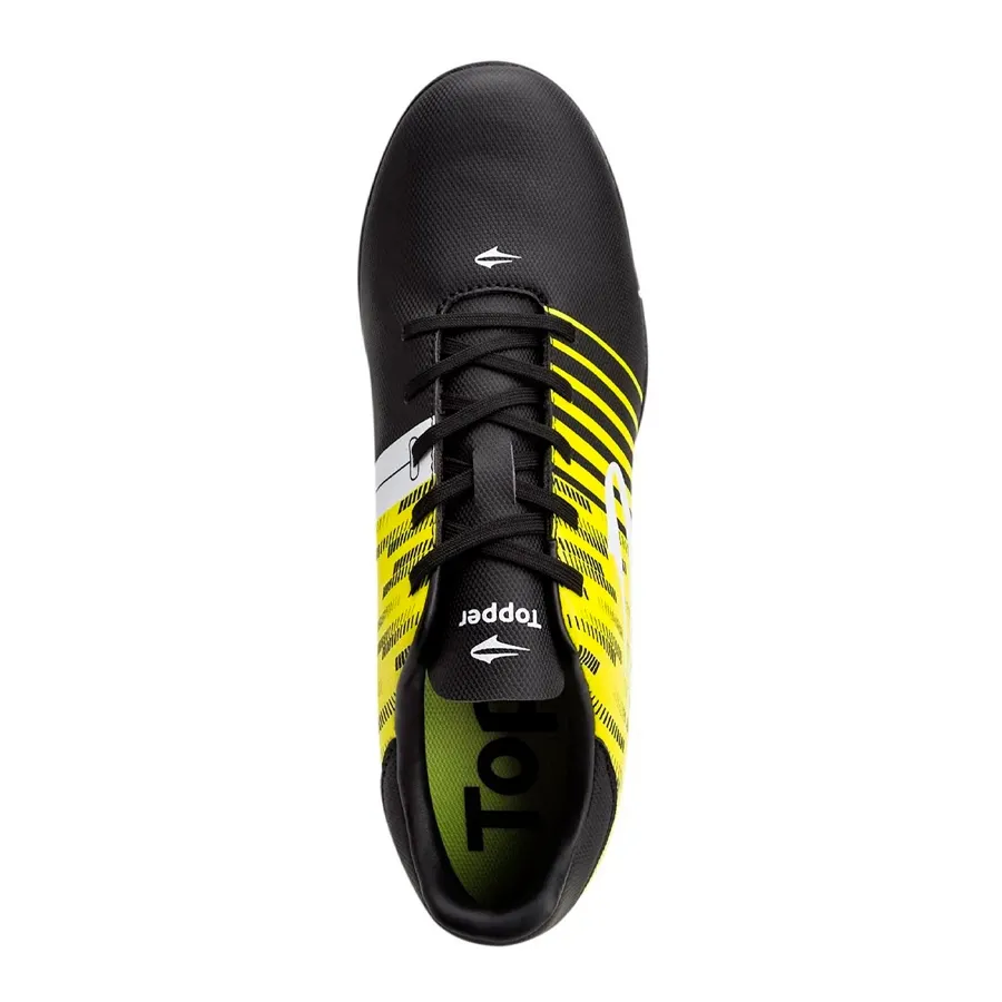 Imagen 3 de 5 de Botines Topper Zapatillas  Kaiser ll kids-NEGRO/LIMA