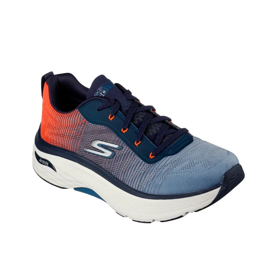 Imagen 1 de 5 de Zapatillas Skechers Max Cushioning-MARINO/NARANJA