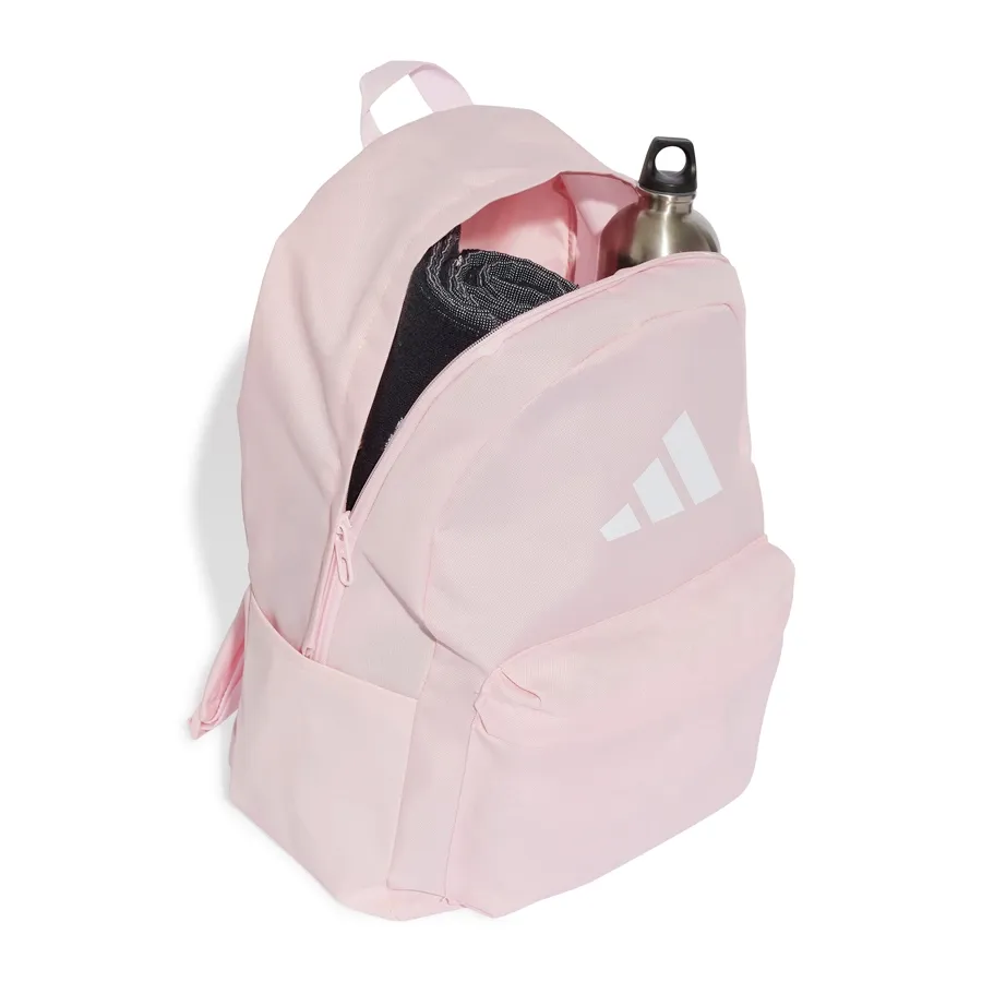 Imagen 1 de 5 de Mochila Adidas Classic Bars-ROSA/BLANCO