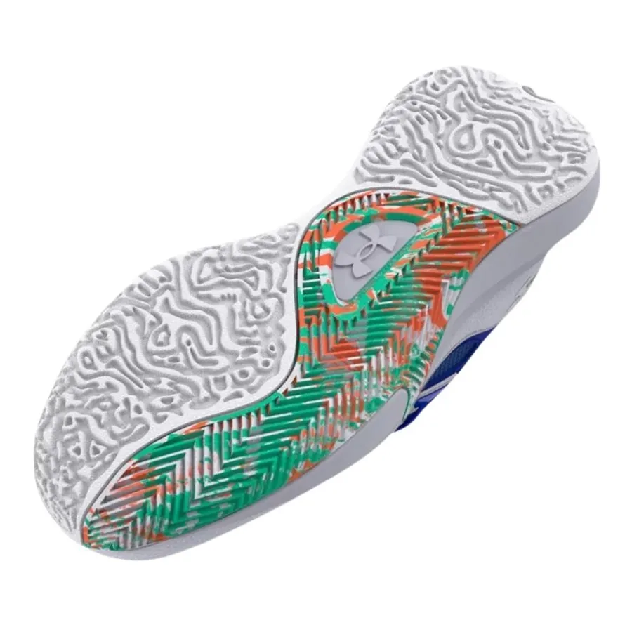 Imagen 9 de 10 de Zapatillas Under Armour Lockdown 6-GRIS/AZUL FRANCIA