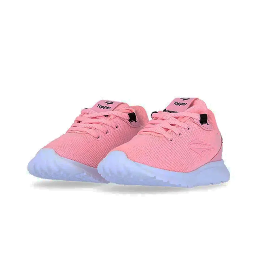 Imagen 2 de 4 de Zapatillas Topper Lambi Kids-ROSA/NEGRO