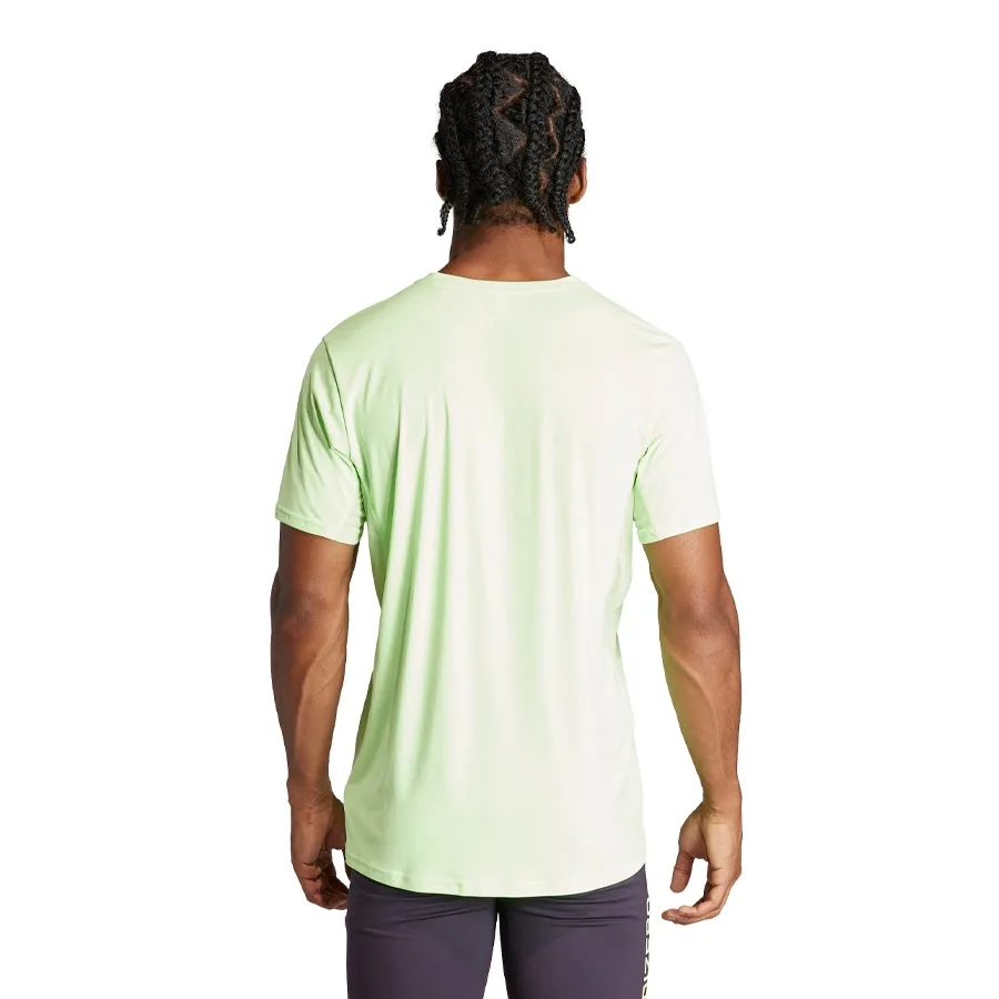 Imagen 1 de 7 de Remera adidas Adizero Essentials-VERDE FLUOR