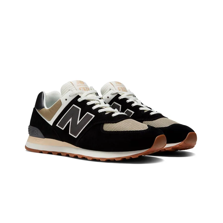 Imagen 2 de 6 de Zapatillas New Balance 574 Legacy-NEGRO/VERDE OLIVA/NATURAL