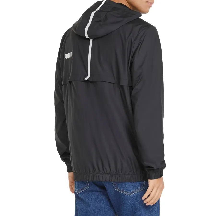 Imagen 2 de 5 de Campera Puma Ess Solid Windbreaker-NEGRO/BLANCO